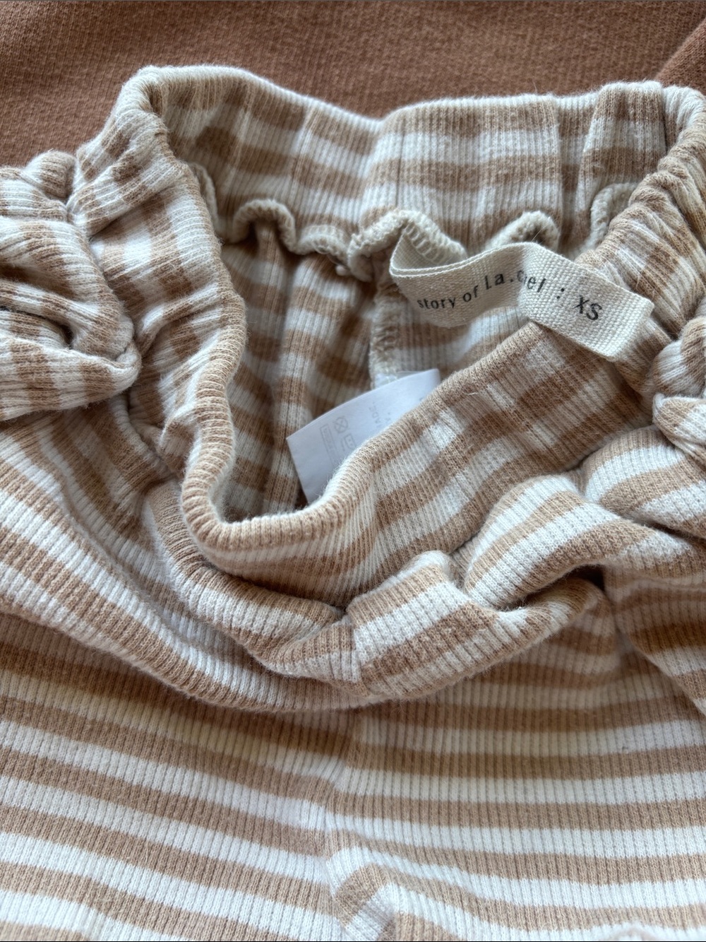 Kids Camel Brown Sweatshirt - Picture 3 of 3